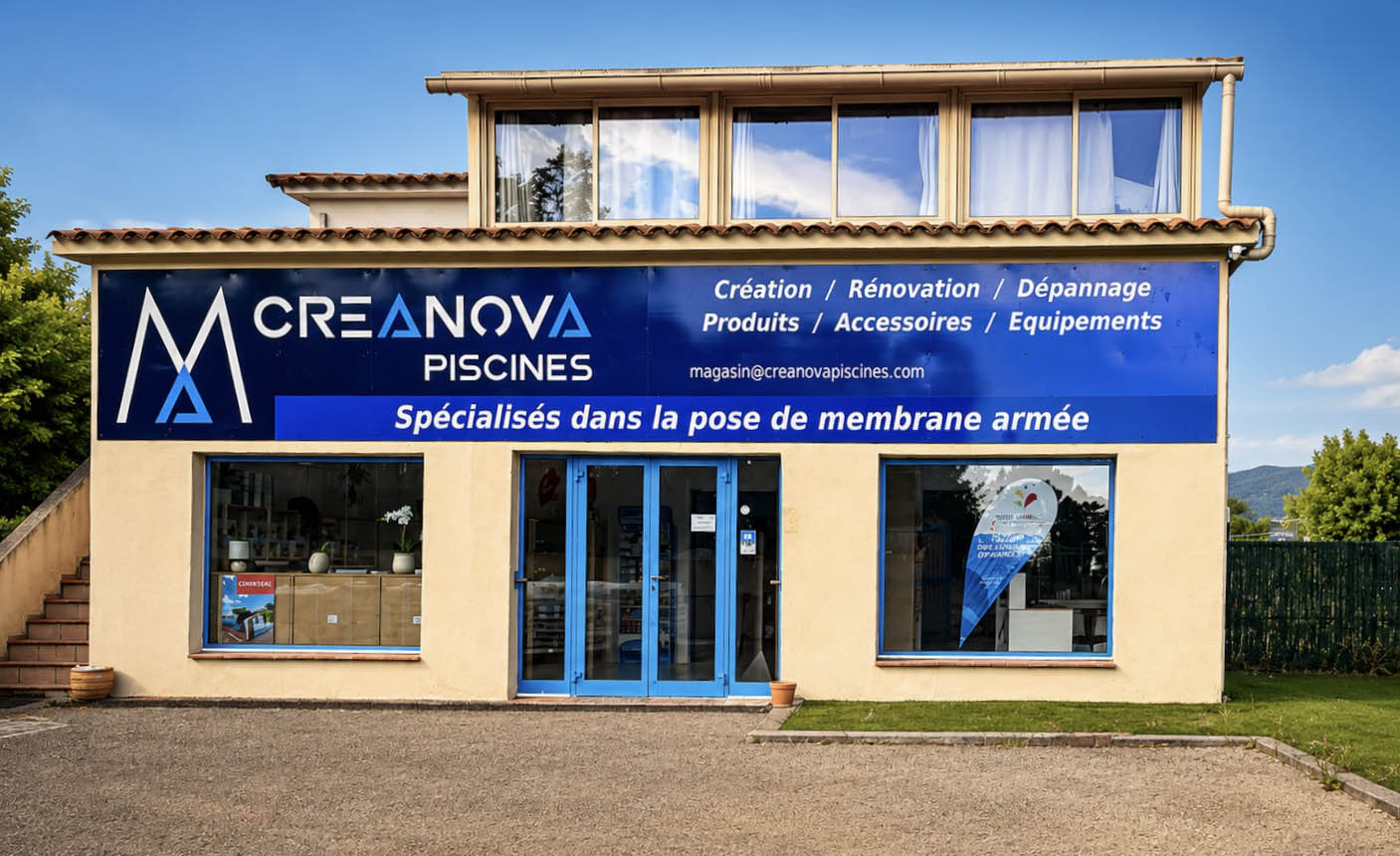 Creanova Piscines magasin d'Aups (Var)
