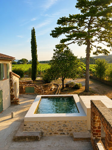 Création d'un bassin de baignade en Provence, Draguignan
