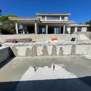 Construction de bassin de piscine à Draguignan Var 83