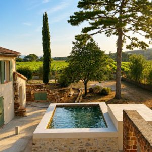 Création d'un bassin de baignade en Provence, Draguignan